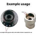 thumbnail image 4 of HUGFEGWE Outil d'Installation de Freehub de Vélo, Outil de Retrait de Moyeu de Roue de Vélo, Accessoire de Retrait de Cassette de Vélo pour Réparation de Vélo (Modèle de Base 1pcs) AZ824-6764, 4 of 9