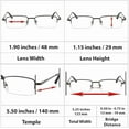 thumbnail image 5 of TruVision Readers 9509 Reading Glasses 1/3 PK, Men and Women +1.00-4.00, 5 of 10