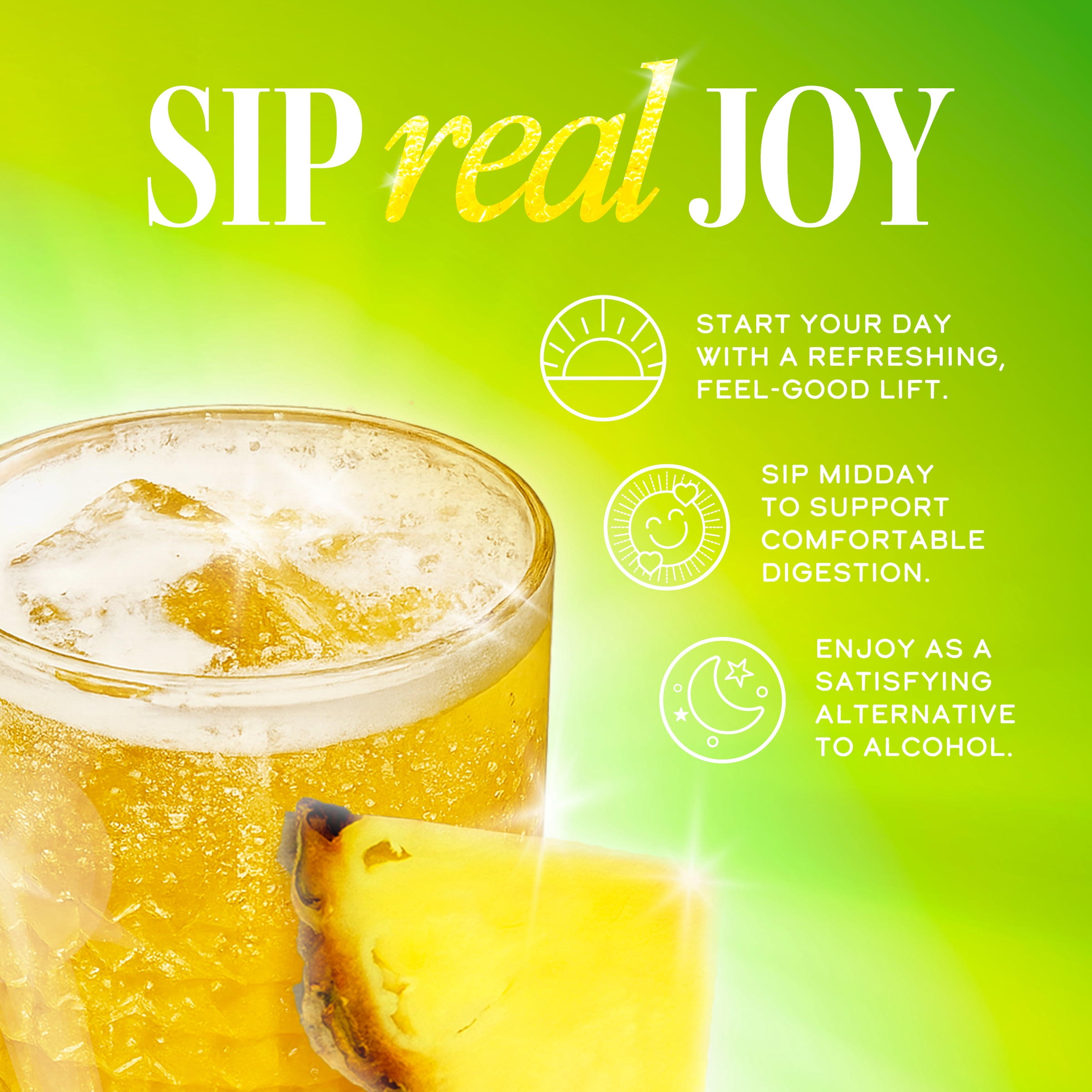 Synergy Golden Pineapple Kombucha 16 fl oz
