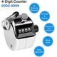 thumbnail image 5 of Contador de clics de 4 dígitos - Contador manual de metal - Clicker para contar y marcar golf, 5 of 5