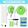 thumbnail image 4 of EGNMCR 2026 For Kids Rechargeable Automatic Maker With Light Music Adjustable Heights Detachable Wand For Wedding Kids bubble machine, 4 of 8