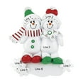 thumbnail image 4 of Personalized Snowman Couple Ornaments 2024 - Christmas Snowman Ornaments Snowboarding Ornaments, 4 of 10
