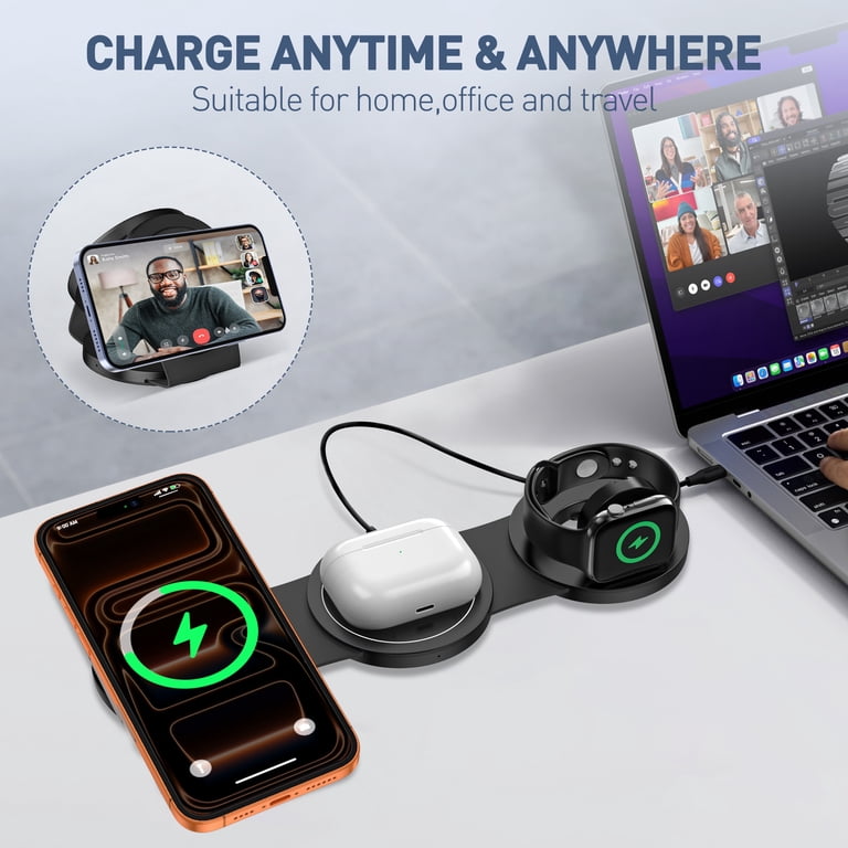 3-in-1 Wireless Charging Station for Apple Devices photo 8