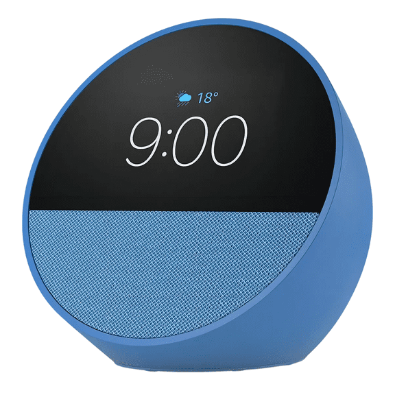 Echo Spot Bocina Bloosom  Inteligente 2024 Color Azul Acero