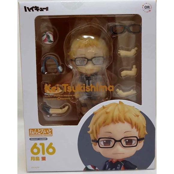 Haikyu!! 4 Inch Action Figure Nendoroid - Kei Tsukishima #616