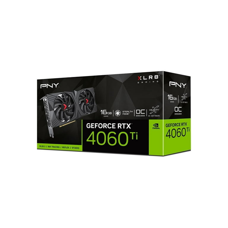 PNY GeForce RTX 4060 Ti 16GB XLR8 Gaming VERTO Overclocked PNY GeForce RTX 4060 Ti 16GB XLR8 Gaming VERTO Overclocked