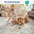 thumbnail image 6 of Reepow 8x10 Beige Brown Area Rugs for Living Room Washable Rugs Low Pile Non Slip Backing Retro Indoor Boho Carpet for Kitchen Dining Room Home Office, 6 of 10