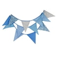 thumbnail image 4 of Masteelf  Banner Flag Bunting Hanging Decorations Blue Printed Fabric, 4 of 8