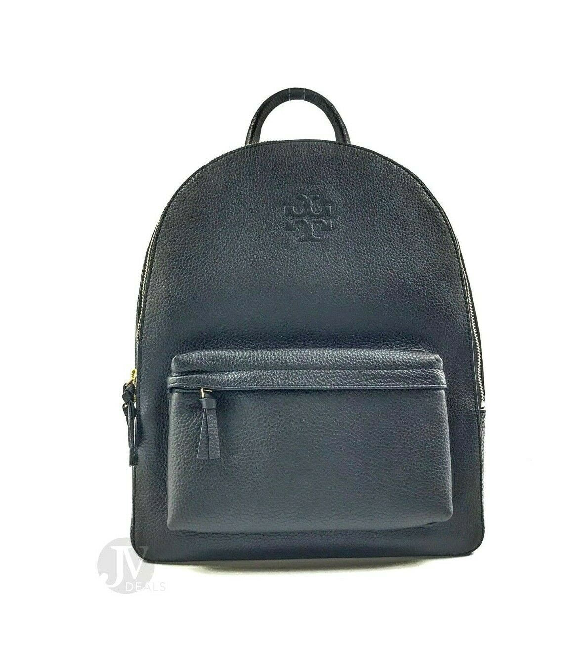 Tory Burch Tory Burch (61411) Thea Zip Around Pebbled Leather Large