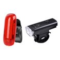 thumbnail image 1 of Juego de luces para bicicleta, para bicicleta con bocina, interruptor de sensor de luz inteligente + luz de freno para bicicleta, luz trasera Baoblaze Faro de bicicleta recargable, 1 of 8