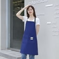 thumbnail image 2 of Advancent Delantal de lona Cómodo vestido de trabajo resistente al desgaste Ropa de trabajo para el hogar Ropa para el hogar Restaurante Cafetería Herramientas y accesorios para hornear Azul Advancent HA011662-05, 2 of 5