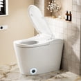 thumbnail image 4 of Smart toilet with bidet built in, Heated Seat,Female Cleaning, Warm Water & Dry Function, Modern Tankless Toilets, ADA Comfort Height Toilet, LED Display, Foot Sensor, 1.28GPF, 1000g MAP Flush, 4 of 8