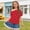 A203 Red, variant on WPPGONE Teen Girls One Shoulder Graphic T Shirt Short Sleeve Casual Asymmetrical Tops Classic Polka Dot Print Summer Holiday Blouse Loose Fit Daily Playwear Apparel