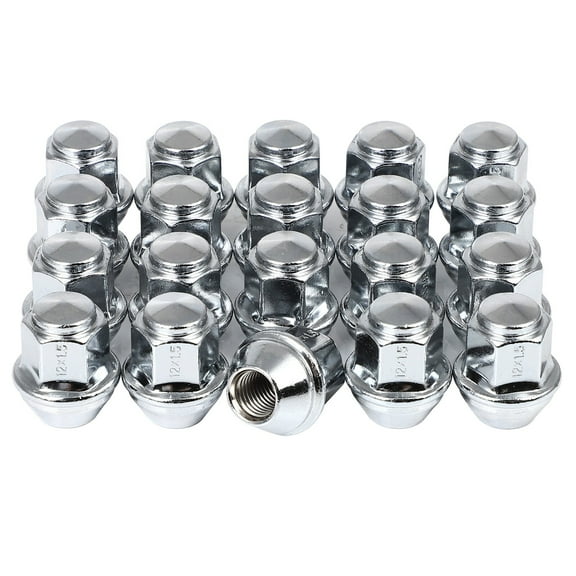 cciyu Set of 20 Black Lug Nuts M12x1.5 Wheel Lug Nuts Closed End Lug for Ford for Lincoln