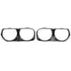 thumbnail image 3 of Par de embellecedores del marco del faro Jadeshay Biseles de faros Negro 2015-2019 para Dodge Challenger, 3 of 8
