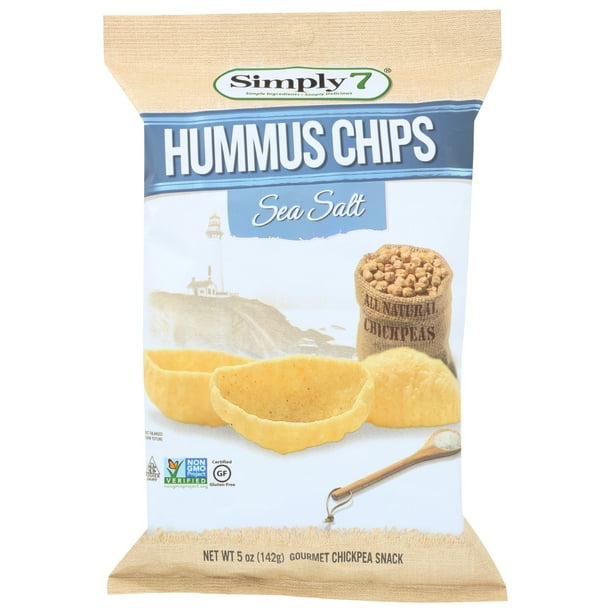 Simply 7 Hummus Chips, Sea Salt, 5 Oz.