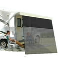 thumbnail image 2 of CCIYU Black Mesh RV Awning Sun Shade Screen,Universal Trailer Camper RV Awning Screen with Complete Kits,RV Awning Shade Screen with Zipper 8 X 113, 2 of 4