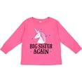 thumbnail image 3 of Inktastic Big Sister Again Unicorn Girls Long Sleeve Toddler T-Shirt, 3 of 5
