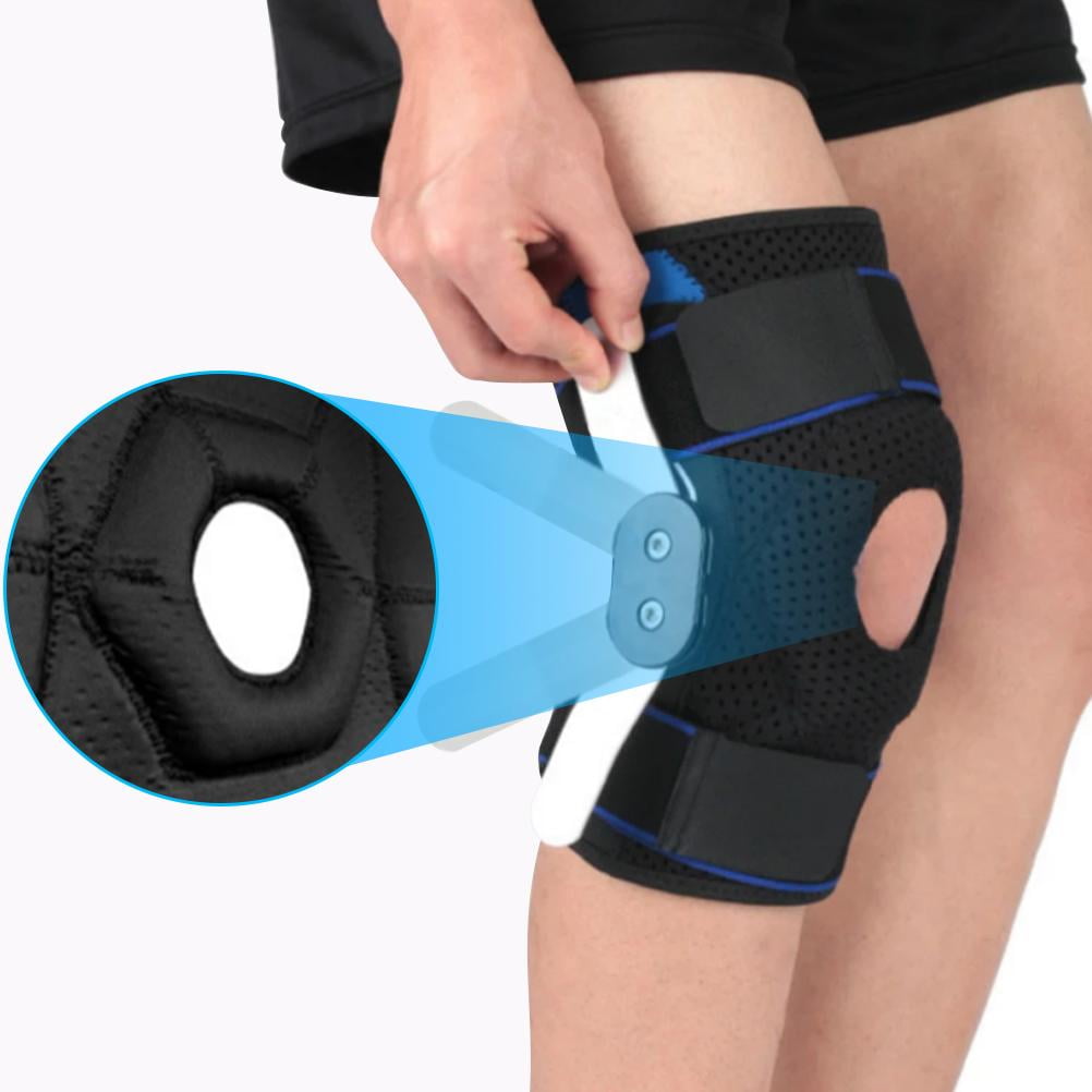 Knee Braces with Side Stabilizers Adjustable Knee Compression Support