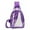D, variant on openpig Clear bags Crossbody Sling Bag Fanny Pack Backpack Purses for Women Men, Crossbody Bag Transparent Sling Shoulder Purse Casual Chest Pack Handbag Purple