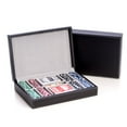 thumbnail image 2 of Bey-Berk International G535 Poker Set with 200 Chips in Leather Case, Black, 2 of 2