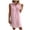 Wine, variant on vigerkar Women's Minimalist Sleeveless V-Neck Button-Down Striped Shirt Dress, Fashionable Loose Casual Summer Staple (Light Blue, L)