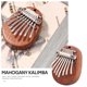 thumbnail image 4 of Universal 8 teclas Kalimba instrumento Musical de percusión madera de caoba pulgar dedo Piano africano Sanza Mbira Piano regalo FLhrweasw Nuevo, 4 of 9