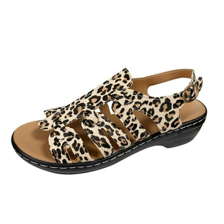 

fvwitlyh Gladiator Sandals for Women Women s Socialite Espadrille Wedge Sandal