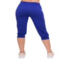 thumbnail image 3 of CHOK Pantalon Cargo Jogger Décontracté Super Doux pour Femmes Noir G, 3 of 6