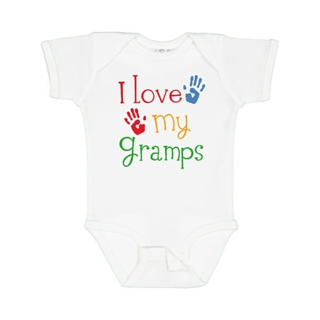 

Inktastic I Love My Gramps Cute Grandkids Gift Baby Boy or Baby Girl Bodysuit
