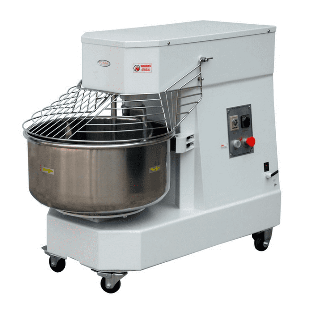 Hakka Commercial Dough Mixers 60 Quart Stainless Steel 2 Speed Spiral