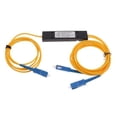 thumbnail image 1 of 2x 1 Pieza SC a SC Adaptador de Splitter de sonido Digital Optical Cable de Red de Fibra Óptica CUTICAT Divisor de fibra de metal, 1 of 8