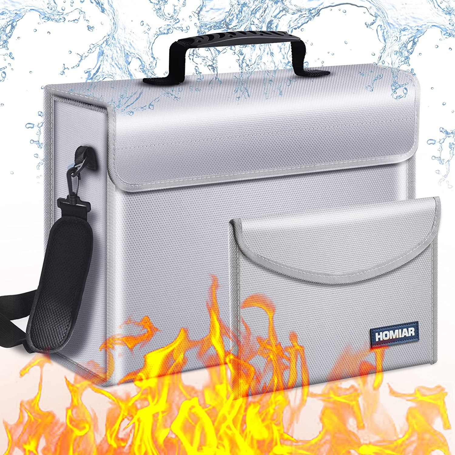 Buy Fireproof Document Bags, Extra Large (17x12x6) Fireproof Safe Bag