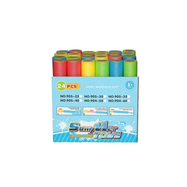 Pistola de agua de EVA de algodón perlado de verano para niños, cañón de agua de espuma extraíble para playa, juguete de agua