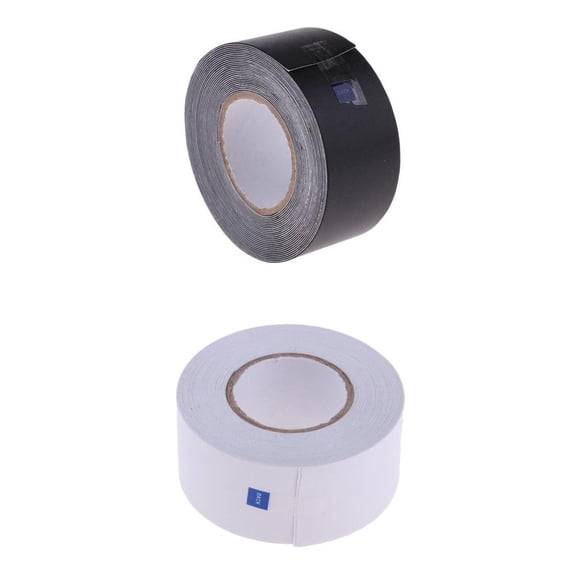 koolsoo 2-Pack 500cm 3.5cm Width PU Racquet Head Protection Tapes for Sports Squash