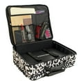 thumbnail image 3 of All-Seasons Vogue Fashion Ladies Rolling Laptop Computer Briefcase - Black Damask, 3 of 4