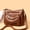 brown, variant on Vintage Mom Bag Luxury Pu Leather Women Single Shoulder Bags Solid Purses Multi-Pockets Handbags Fashion Ladies Crossbody Bags