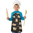 thumbnail image 2 of Shiba Inu Kids Aprons for Girls and Boys,Adjustable Neck Strap Toddler Aprons for Kids Cooking Baking, 2 of 7