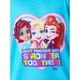 thumbnail image 3 of Polly Pocket Little Girls' Best Friends Shirt and Shorts 2 PC Pajama Set, 3 of 7