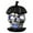 Black, variant on CoreLiving LED Light-Up Halloween Pumpkin, Spooky Indoor Outdoor Fall Decor, Battery-Operated Jack-O-Lantern for Porch, Mantel, Tabletop, 1-Pack