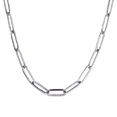 thumbnail image 1 of Cadena para Hombre LUCKMAN Acero Inoxidable con Baño Oro 18k Modelo Roman Plateado UNITALLA, 1 of 6