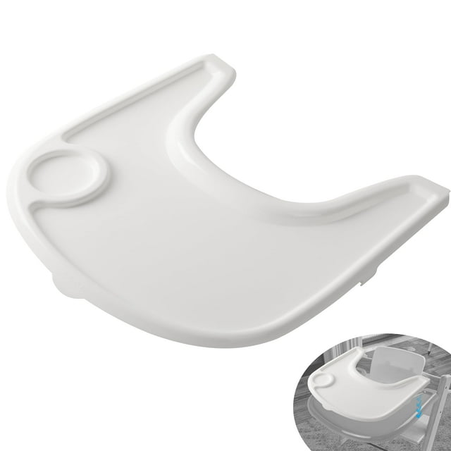 Funda de asiento de bebé LuqiBabe para Stokke Tripp Trapp, color blanco