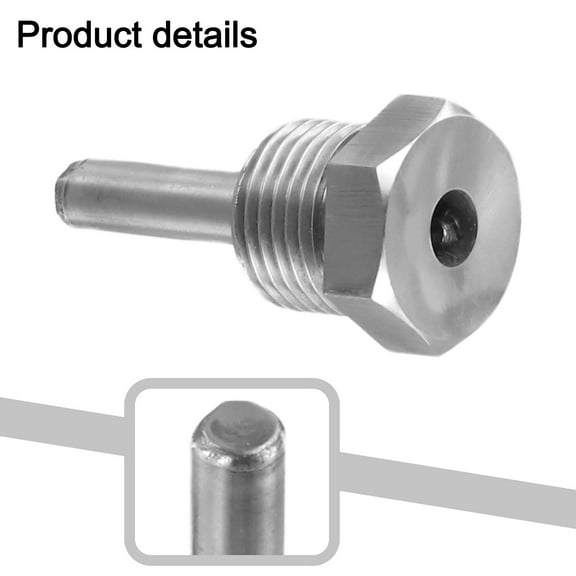 304 Stainless Steel Immersion Sleeve Set For Temperature Sensors G1/2 Inch