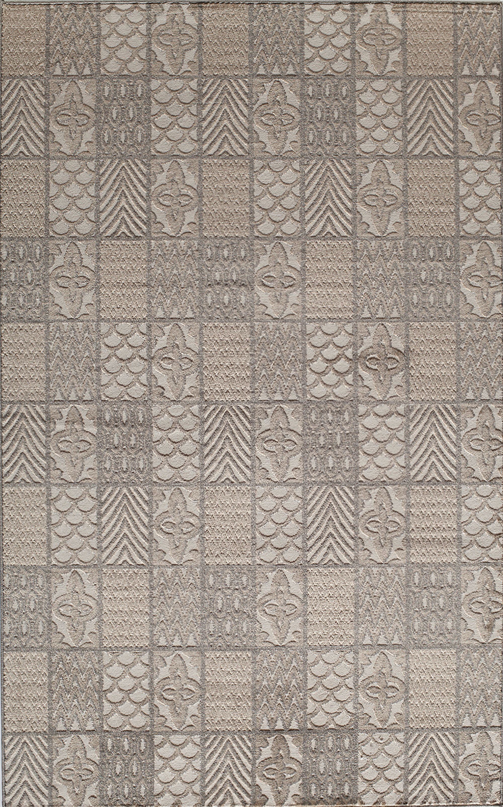 Rugs America Riviera Oriental Transitional Area Rug, Beige