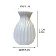 thumbnail image 3 of JingChun Style Vase Living Room Vase Bouquet Vase Small Fresh Colorful Floral Decoration Plastic Vase, 3 of 9