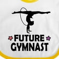 thumbnail image 4 of Inktastic Future Gymnast Cute Girls Girls Baby Bib, 4 of 4