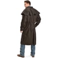 thumbnail image 3 of Outback Trading Co Men's Co. Long Oilskin Duster Brown XXX-, 3 of 4