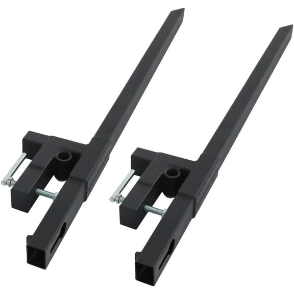 LABLT 60 Pallet Forks, 2000 lbs Clamp on Pallet Forks, Applicable to Heavy Duty Pallet Forks, Tractor Bucket Forks for Tractor Attachments, Skid Steer, Loader Bucket