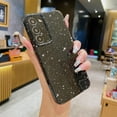 thumbnail image 3 of Cute Glitter Case for Samsung Galaxy S23 (6.1 inch), Neon Bright Sparkly Bling Silicone Phone Cover for Women Girls (Black), 3 of 13