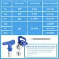 thumbnail image 2 of 13Pcs Airless Paint Nozzles Reversible 211 315 417 515 517 523 Paint Sprayer Tips Replacement Spraying Machine Accessories, 2 of 5
